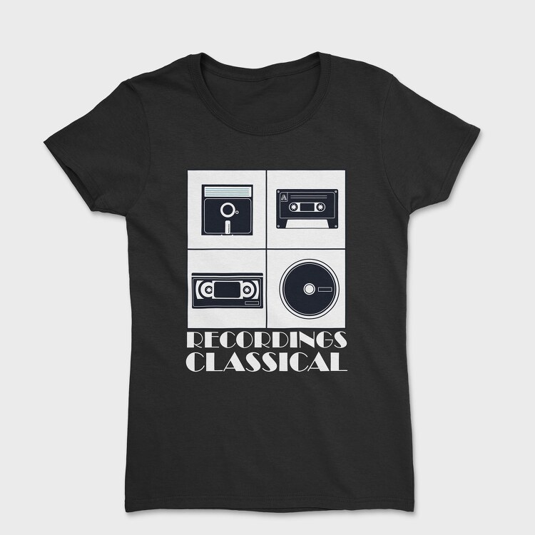 Recordings Classical, Tricou Femei