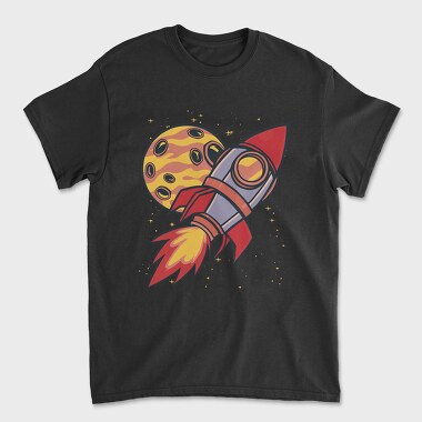 Rocket Planet, Tricou Barbati (Unisex)