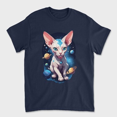 Sphynx Cat Space, Tricou Barbati (Unisex)