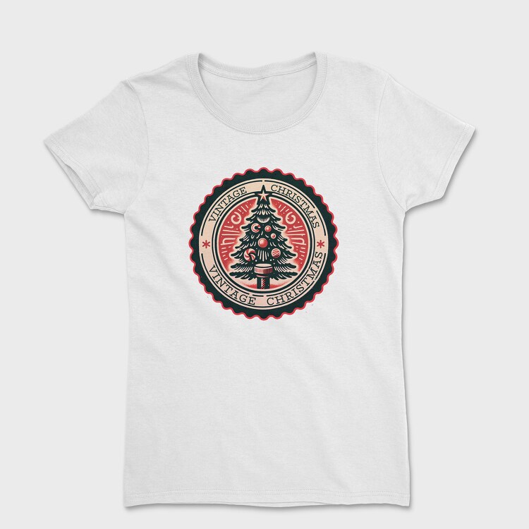 Vintage Christmas, Tricou Femei