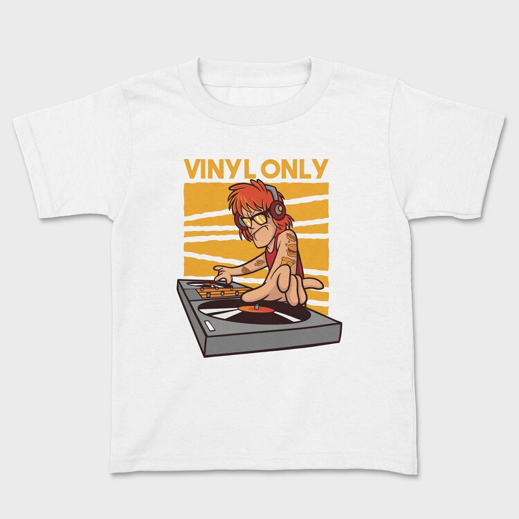 Vinyl Only Dj, Tricou Copii