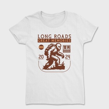 Yeti Long Roads, Tricou Femei