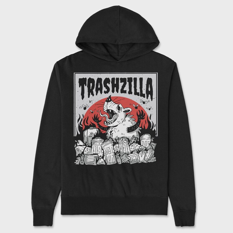 Trashzilla, Hanorac Oversize Barbati (Unisex)