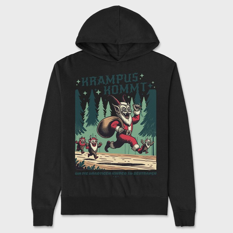 Krampus Kommt, Hanorac Oversize Barbati (Unisex)