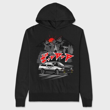 AE86 Touge, Hanorac Oversize Barbati (Unisex)