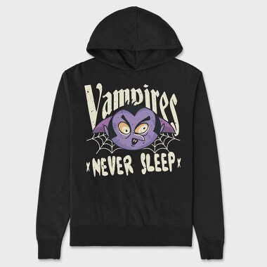 Vampires Never Sleep, Hanorac Oversize Barbati (Unisex)