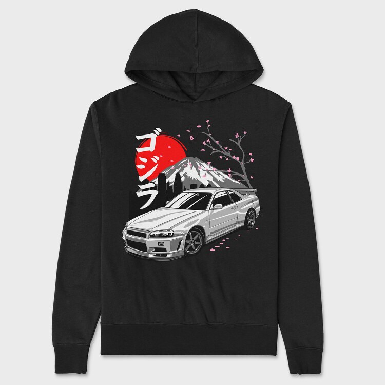 Sakura R34, Hanorac Oversize Barbati (Unisex)