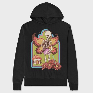 Skull Fairy, Hanorac Oversize Barbati (Unisex)