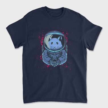 Space Cat Astronaut, Tricou Barbati (Unisex)