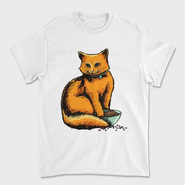 Cat Food Bowl, Tricou Barbati (Unisex)