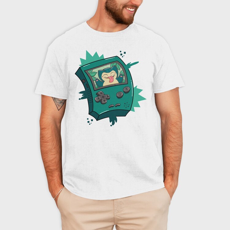 Snorlax King Gameboy, Tricou Barbati (Unisex)
