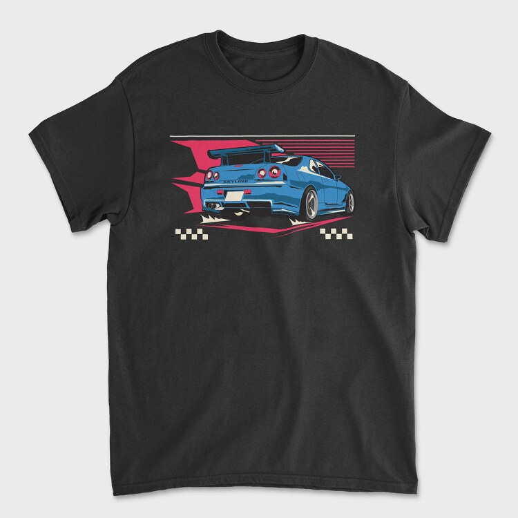Skyline 3, Tricou Barbati (Unisex)