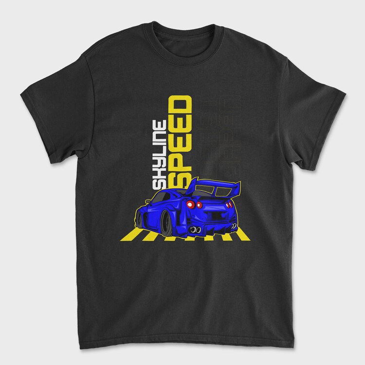 Skyline Speed, Tricou Barbati (Unisex)