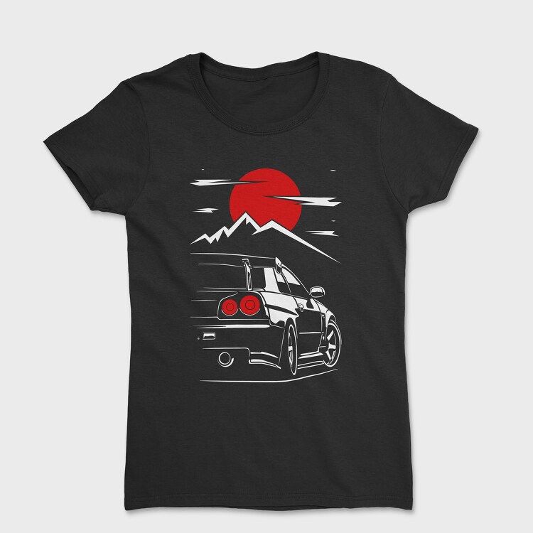 Skyline Sunset Mountain, Tricou Femei