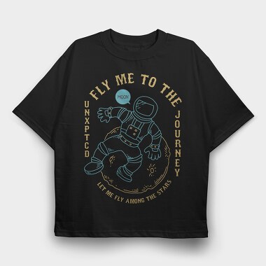Astro, Tricou Oversize Barbati (Unisex)