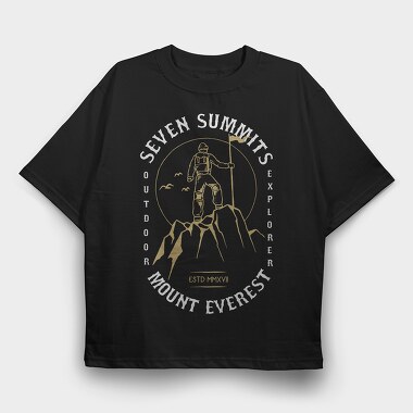 The Summit, Tricou Oversize Barbati (Unisex)