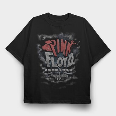 Pink Floyd 5, Tricou Oversize Barbati (Unisex)