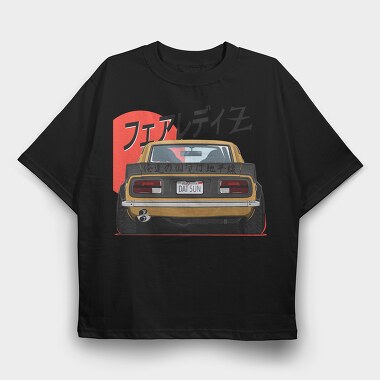 Datsun Back, Tricou Oversize Barbati (Unisex)