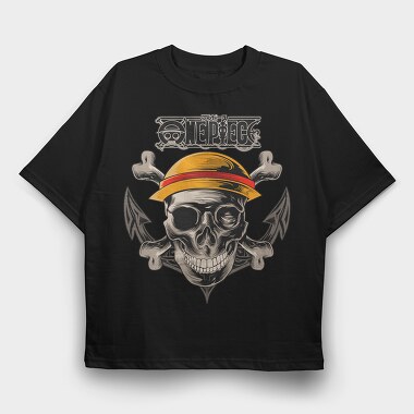 One Piece 50, Tricou Oversize Barbati (Unisex)