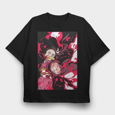 Demon Slayer 18, Tricou Oversize Barbati (Unisex)