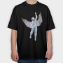 Space Angel, Tricou Oversize Barbati (Unisex)