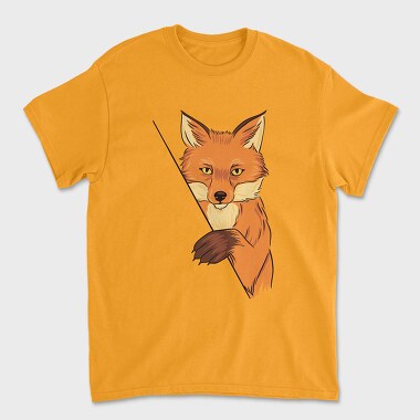 Tricou Barbati (Unisex), Fox Illustration