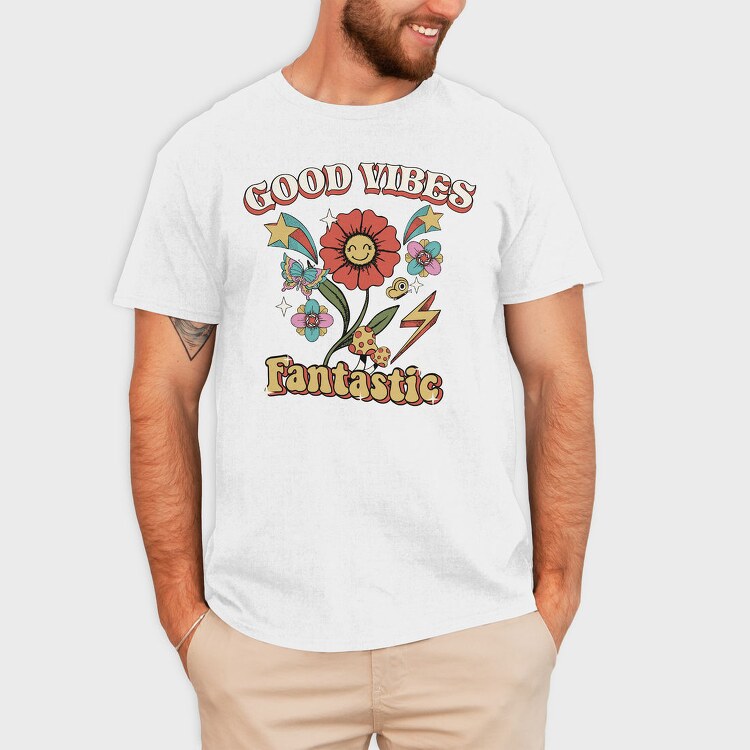 Good Vibes Fantastic, Tricou Barbati (Unisex)