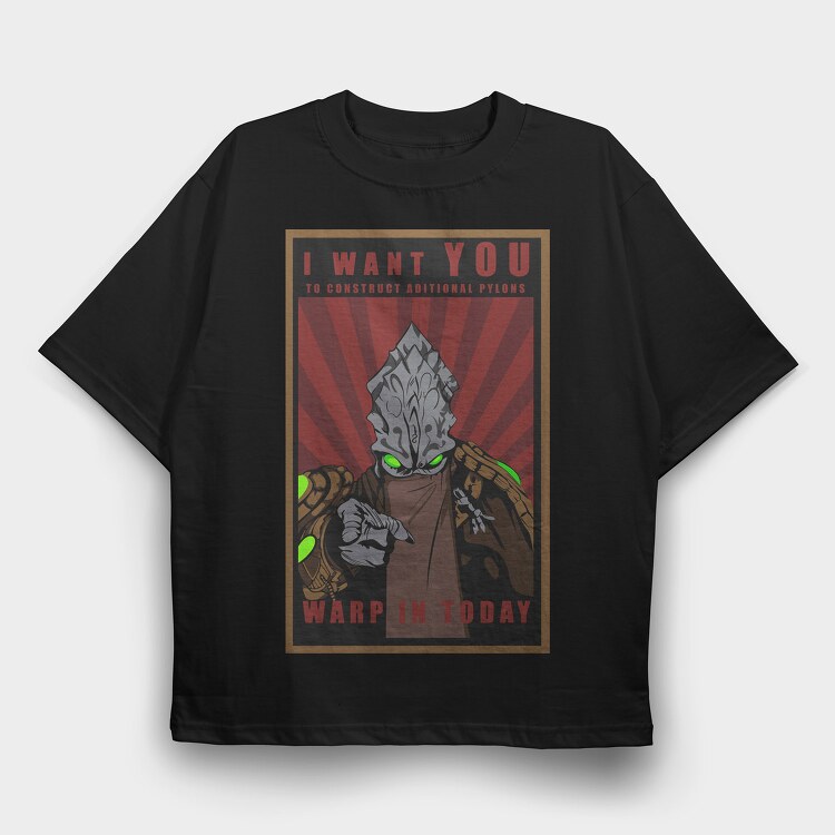 Starcraft 4, Tricou Oversize Barbati (Unisex)