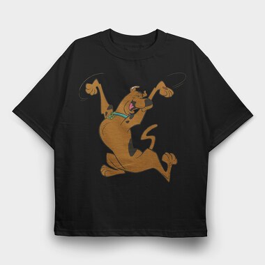 Cartoon Retro Scooby Doo 4, Tricou Oversize Barbati (Unisex)