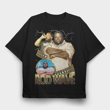 Rod Wave, Tricou Oversize Barbati (Unisex)