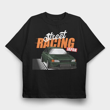 1997 Subaru WRX GC8, Tricou Oversize Barbati (Unisex)