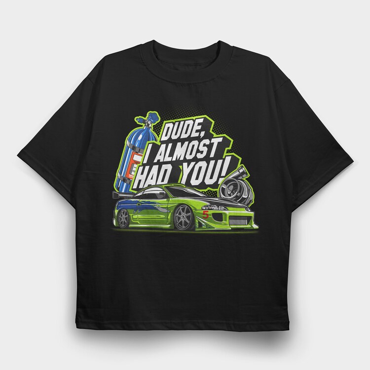 Eclipse Fast Furious, Tricou Oversize Barbati (Unisex)