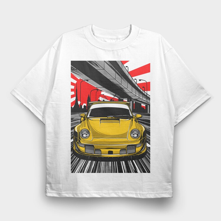 HIGHWAY STAR, Tricou Oversize Barbati (Unisex)