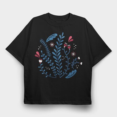 Nature Botanical 7, Tricou Oversize Barbati (Unisex)
