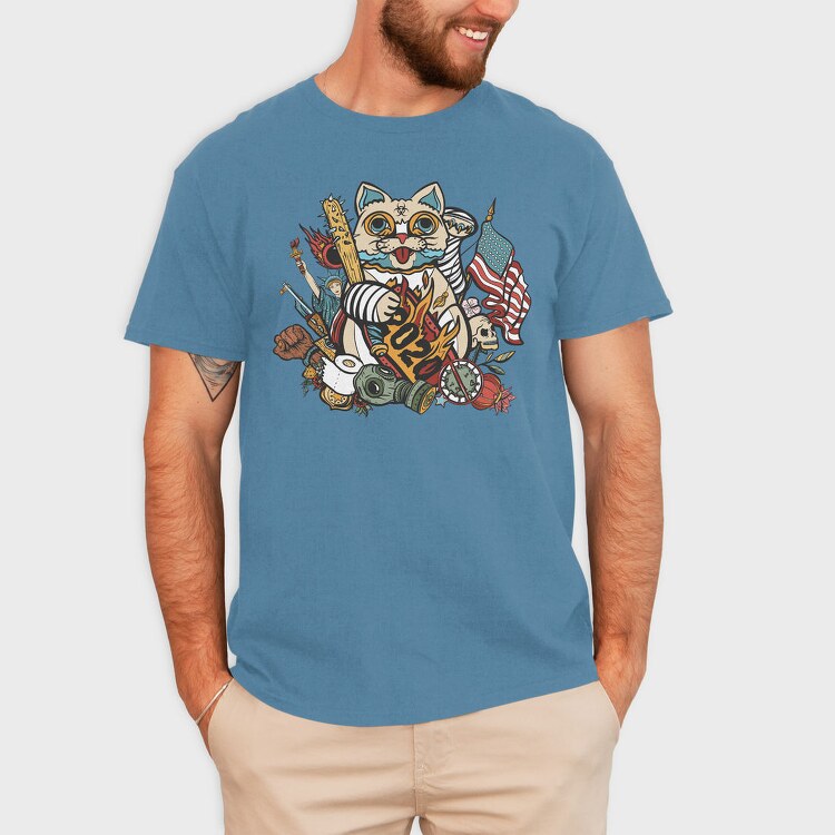 Cat Rebellion 2020, Tricou Barbati (Unisex)