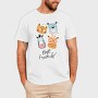 Cat Glasses Night, Tricou Barbati (Unisex)