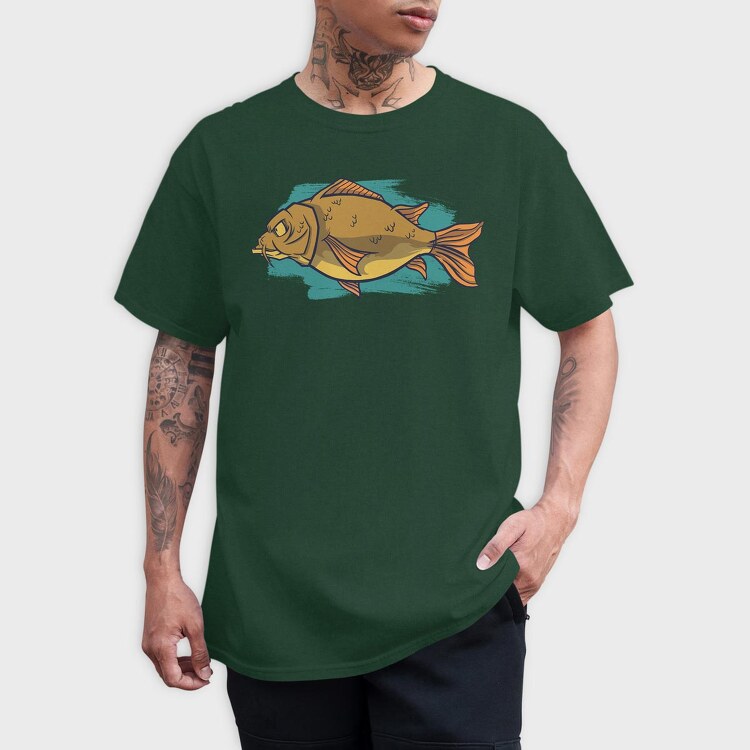 Big Carp Fish, Tricou Barbati (Unisex)