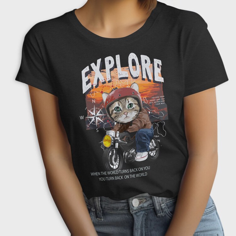 Cat Rider Dreams, Tricou Femei