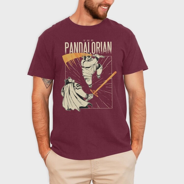 Pandalorian, Tricou Barbati (Unisex)