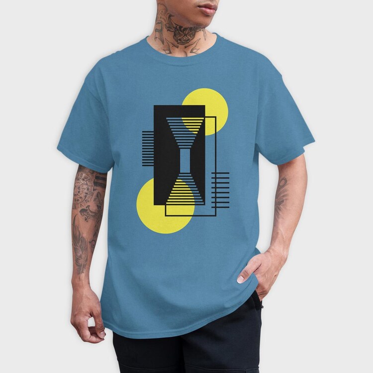 Geometric Stroke, Tricou Barbati (Unisex)