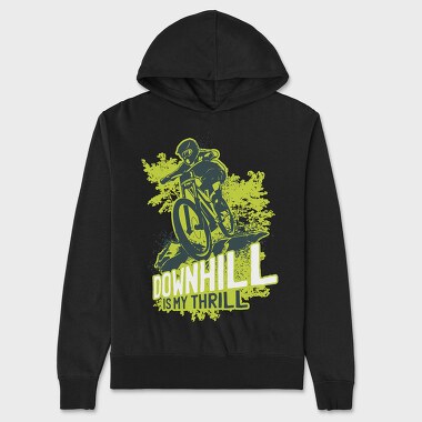 Hanorac Barbati (Unisex), Downhill Is My Thrill