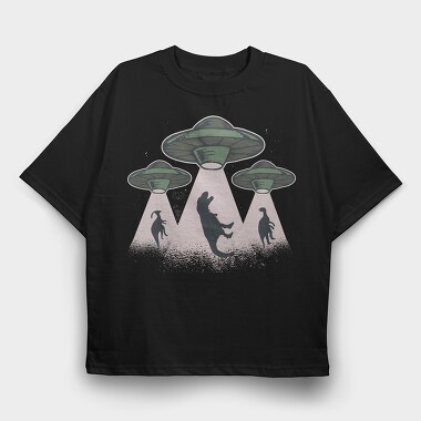 The Extinction of Dinosaurs, Tricou Oversize Barbati (Unisex)