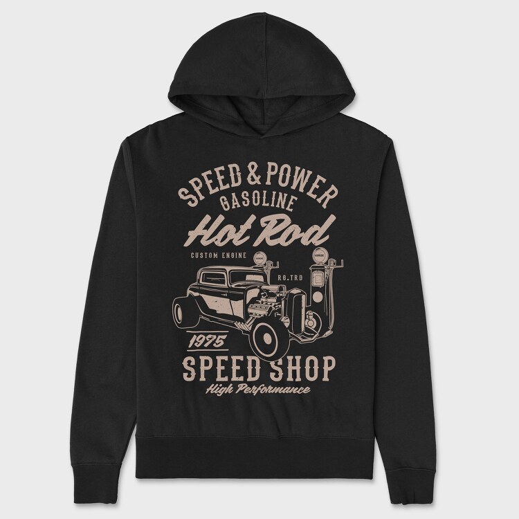 Hanorac Barbati (Unisex), Speed & Power Hotrod