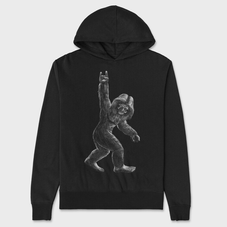 Big Foot Rock, Hanorac Oversize Barbati (Unisex)