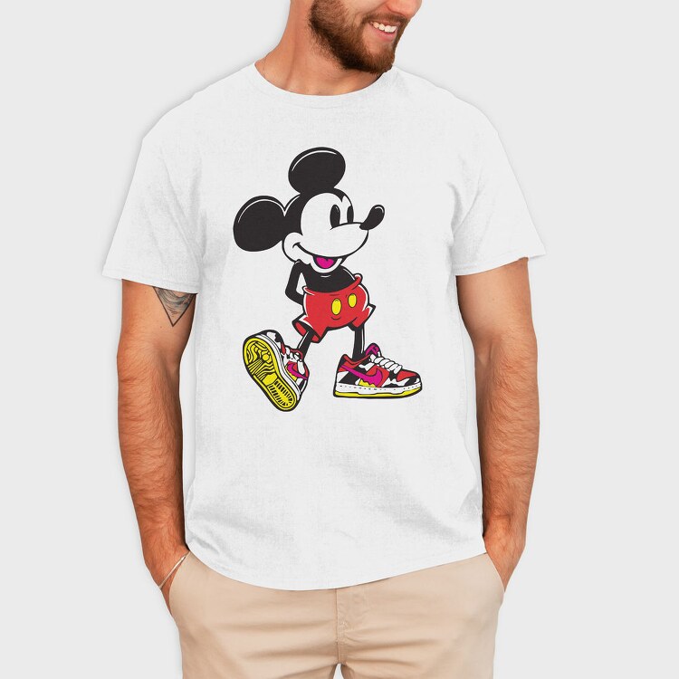 Mickey Sneaker Dreams, Tricou Barbati (Unisex)