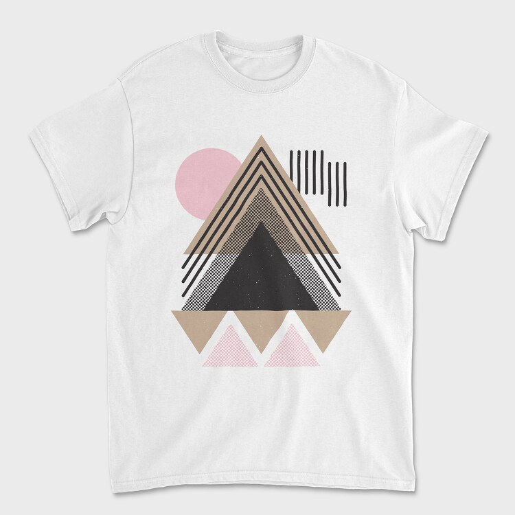 Tricou Barbati (Unisex), Abstract Geometric