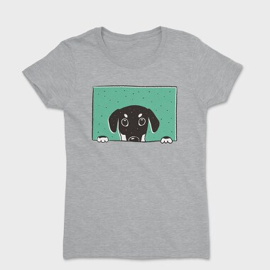 Peeking Dog, Tricou Femei