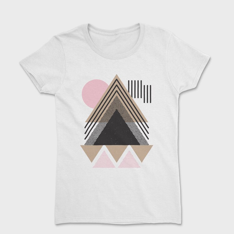 Tricou Femei, Abstract Geometric